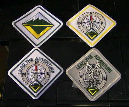 Official BSA Venturing Program: All 4 Rank Patch Set
