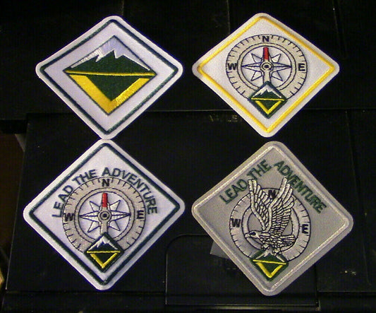 Official BSA Venturing Program: All 4 Rank Patch Set
