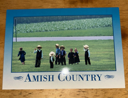 Postcard Unposted: Amish Country Pennsylvania: Children