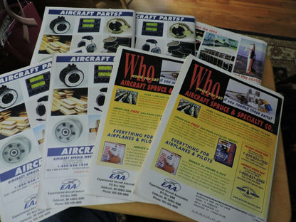 SPORT AVIATION EAA'S  MAGAZINE FEBRUARY, MARCH,JUNE, AUGUST-NOVEMBER  1998