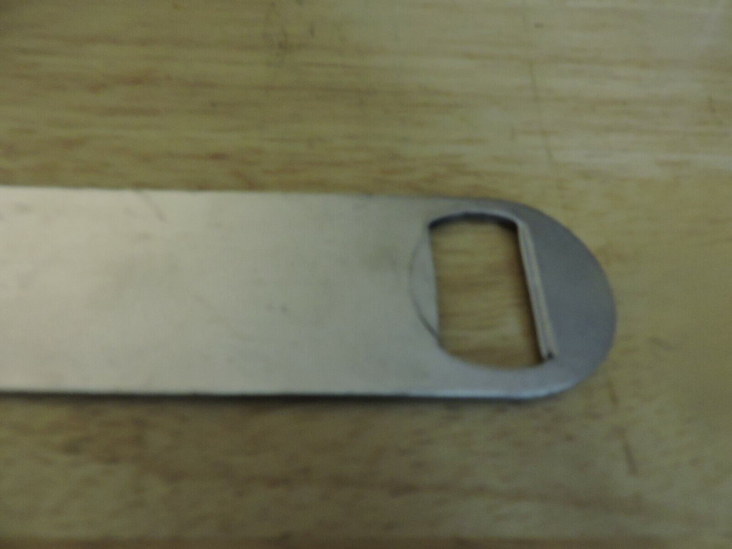 STAINLESS STEEL BOTTLE OPENER 7X1.75 INCHES (UNBRANDED)