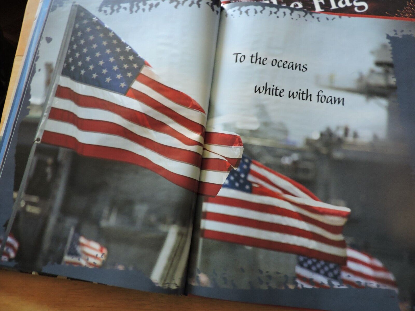 GOD BLESS AMERICA (2) & THE FLAG WE LOVE: PATRIOTIC BOOK LOT OF 3