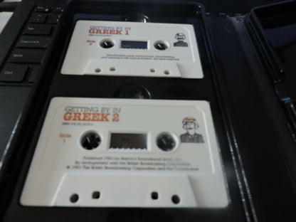 Get By In Greek Barrons Begginers Course  2 CASSETTE TAPES 1983