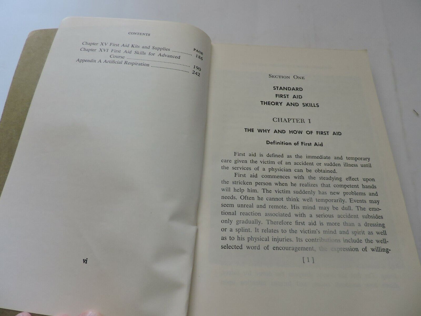 FIRST AID FOURTH EDITION, THE AMERICAN RED CROSS, 1957