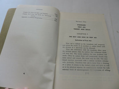 FIRST AID FOURTH EDITION, THE AMERICAN RED CROSS, 1957