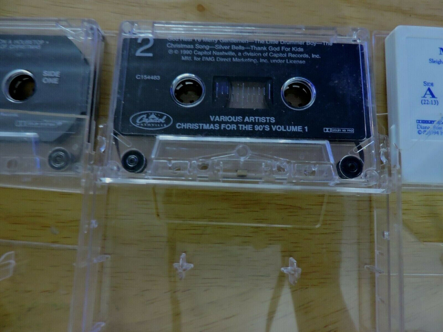 SET OF 6 CHRISTMAS CASSETTE TAPES --VARIOUS ARTISTS