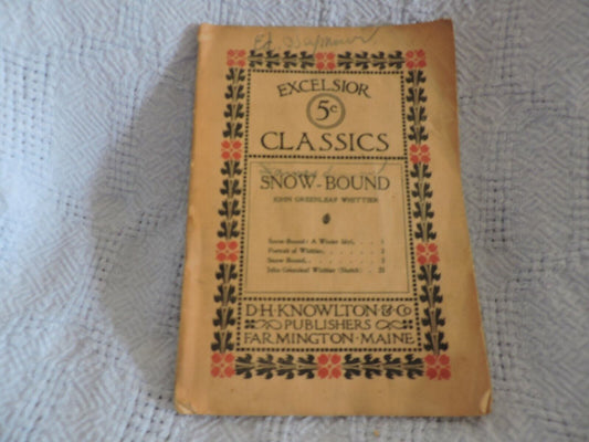 EXCELSIOR CLASSICES, SNOW-BOUND-