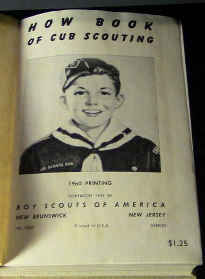 Vintage (1960) How Book of Cubbing (Cub Scouts)