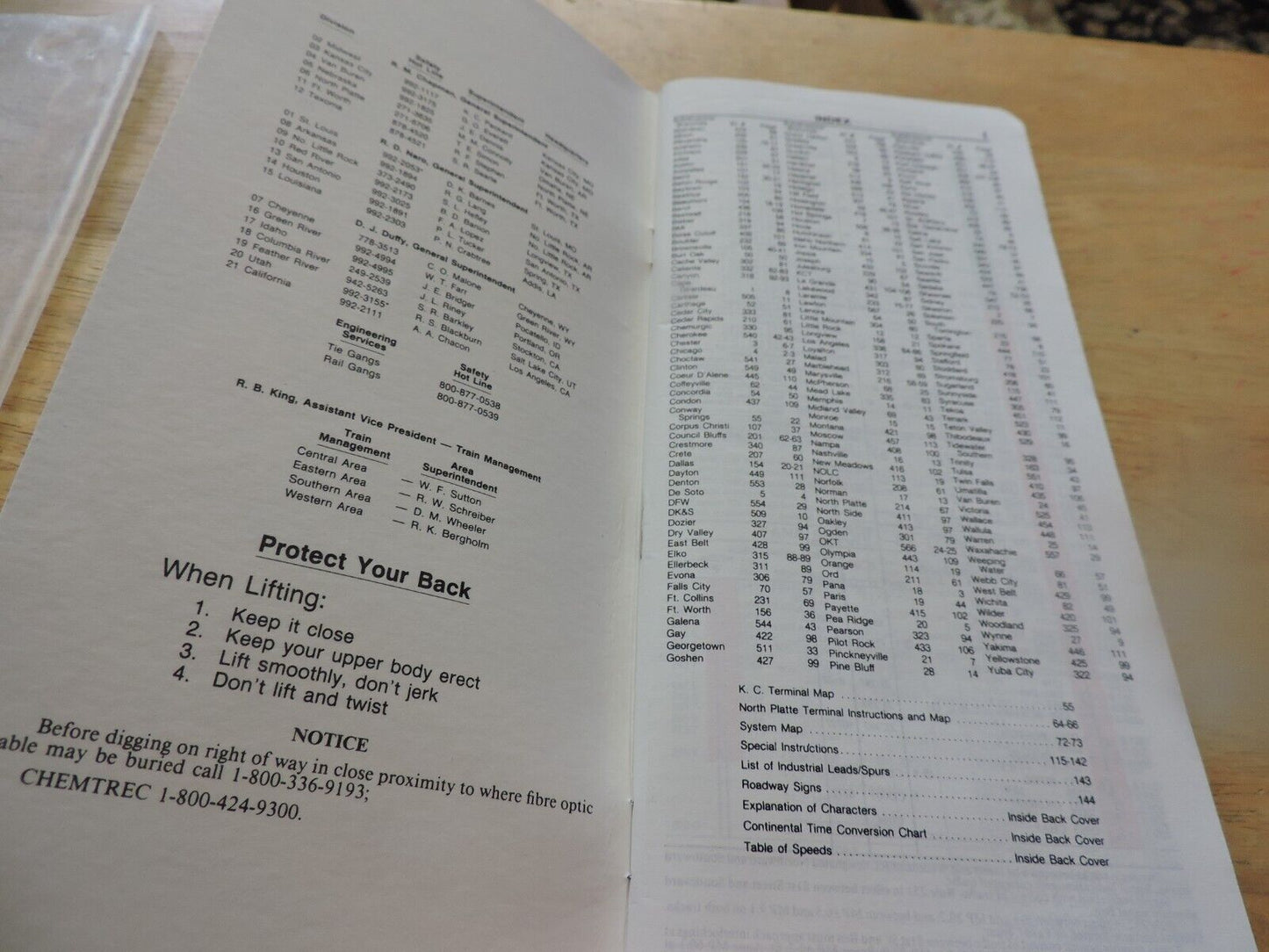 UNION PACIFIC RAILROAD CO. SYSTEM TIMETABLE NO. 8, 1991