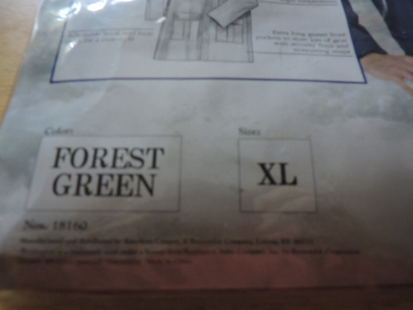 REMINGTON EXTRA LONG STORM JACKET--XL--FOREST GREEN--NEW IN PACKAGE