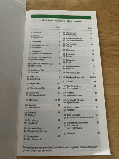 Munchen Salzburg Oberbayern,  Falk-Verlag
