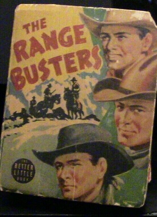 The Range Busters in Saddle Mountain Roundup Little Book 1942 Printing