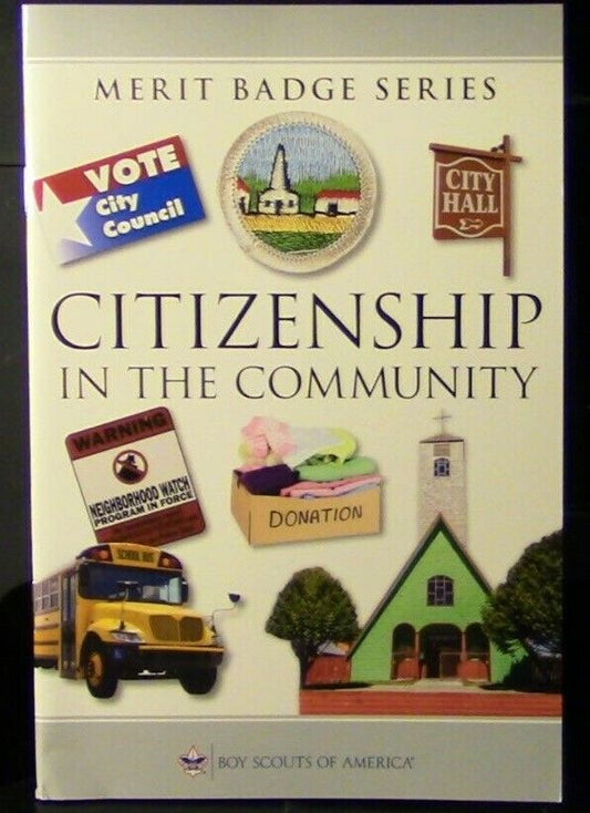 BSA-Merit Badge Series "Citizenship in the Community" Current Printing