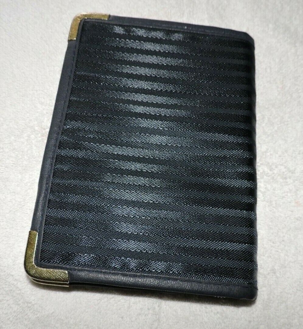 TWA ZIPPERED CASE FOR BUSINESS CARDS AND NOTE PAPER 6.5X4.75 INCHES