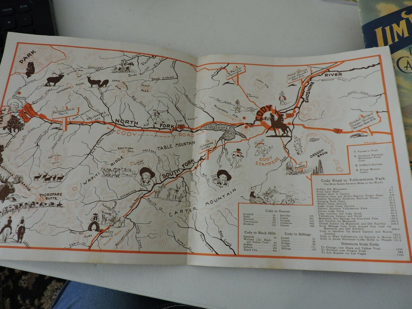 VINTAGE:  The Buffalo Bill Country Pamphlet