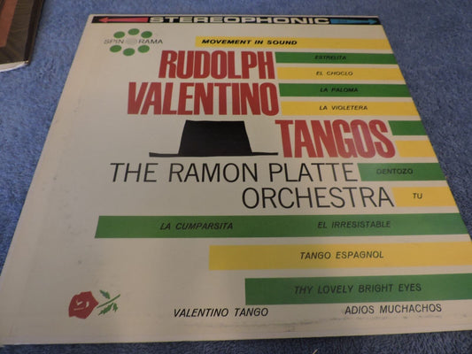 Rudolph ValentinoTangos:   Movement in Sound Album 331/3