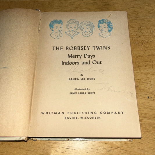 The Bobbsey Twins By Laura Lee Hope: Circa 1950
