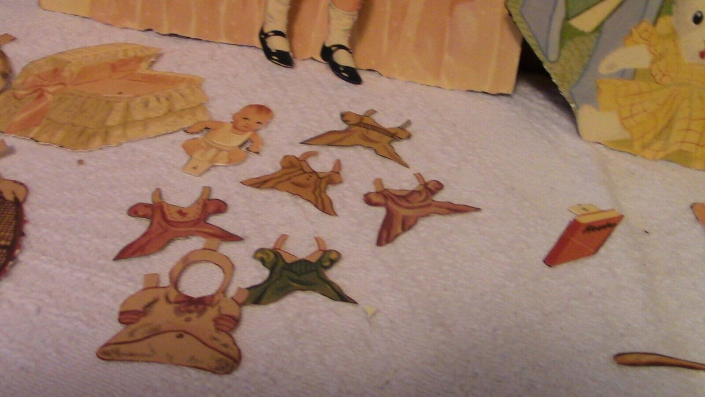 MARIE PAPER DOLL SET (YELLOW DRESS)