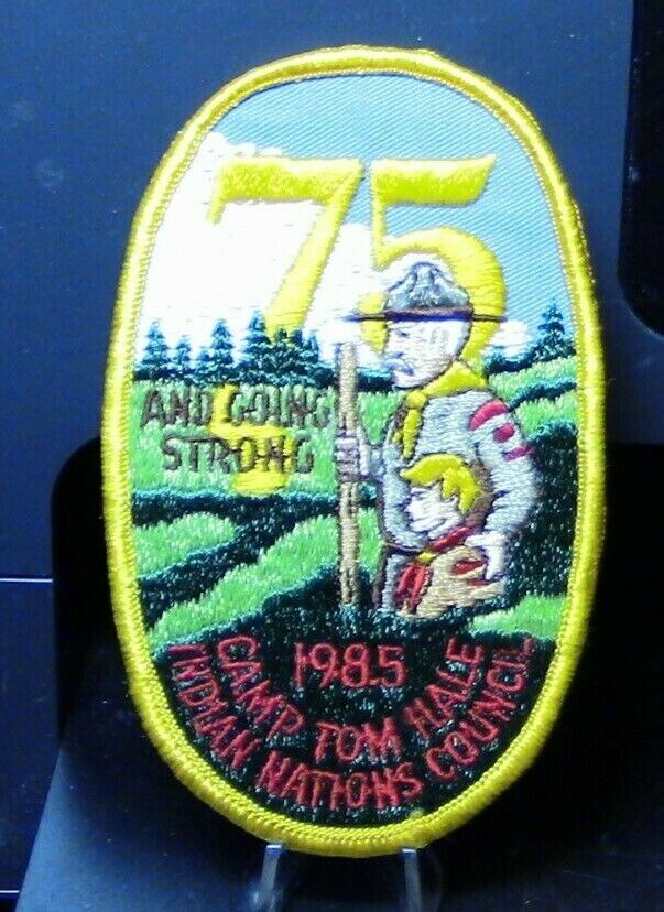 BSA: 75th Anniversary Camp Tom Hale, Indian Nations Council Patch