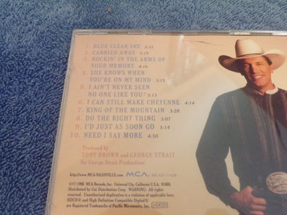 Blue Clear Sky by George Strait (CD, Apr-1996, MCA)
