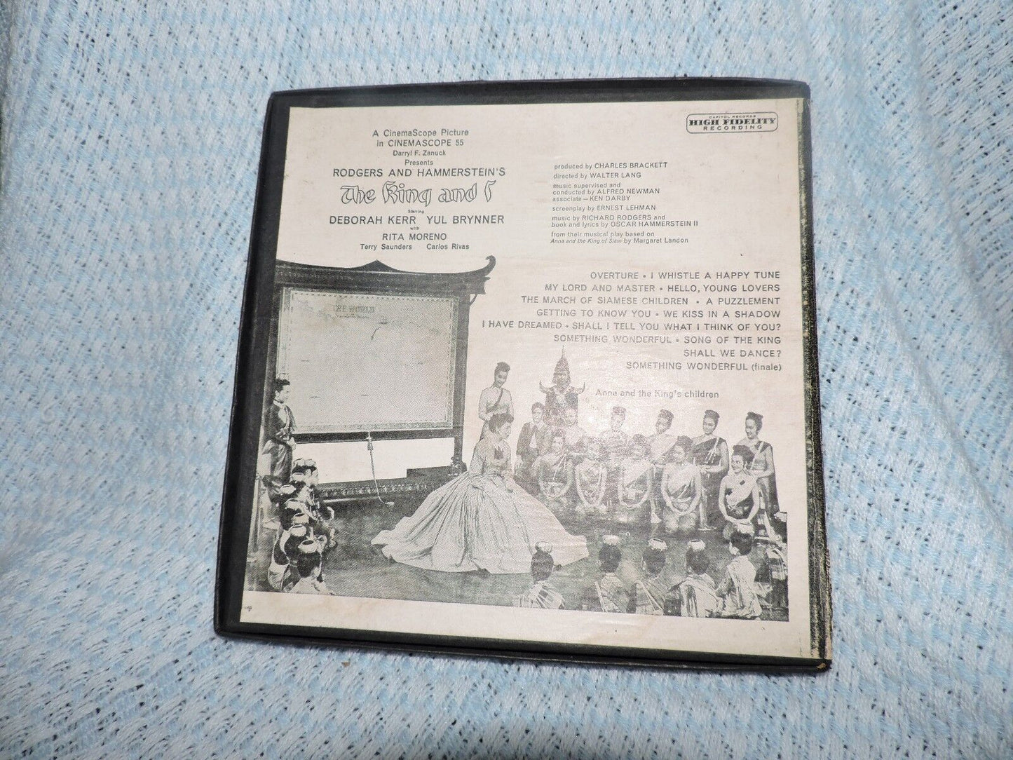 THE KING AND I - 3   RECORD SET - 45 RPM-  CAPITOL RECORDS