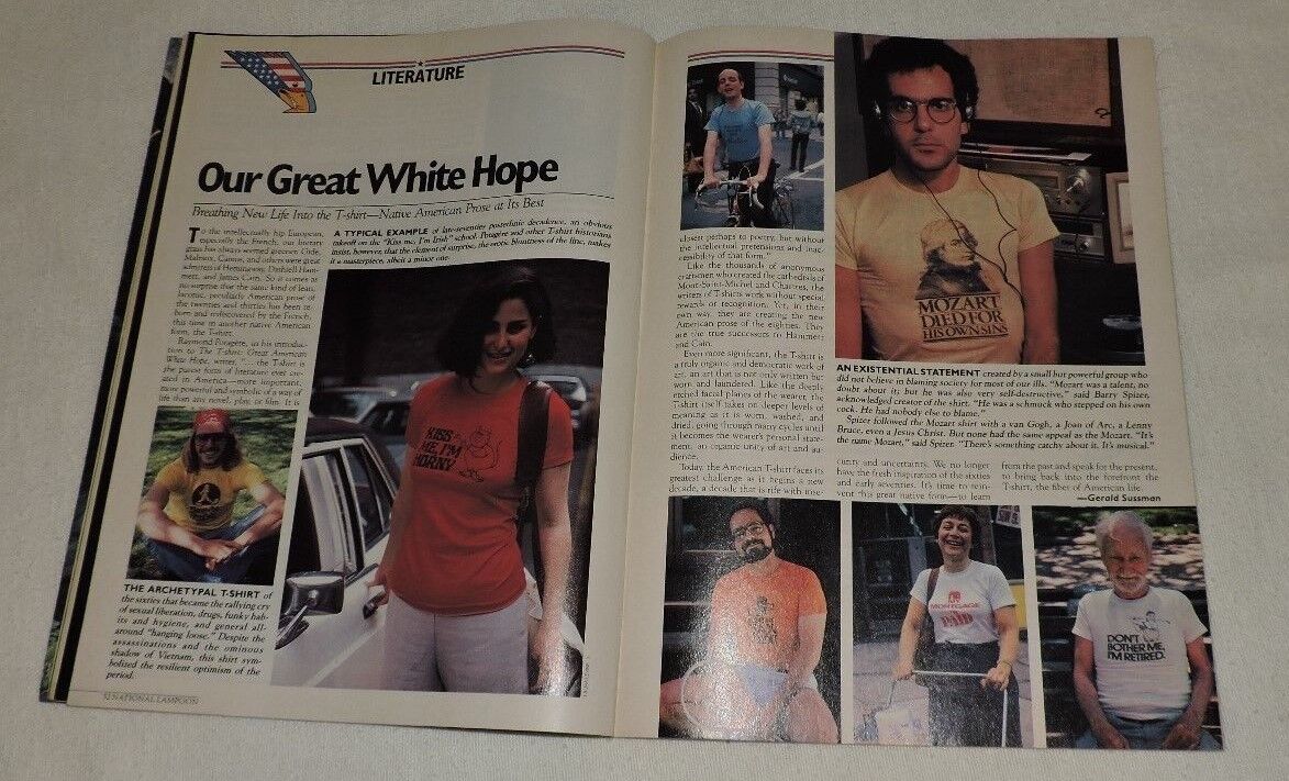 Vintage (1981) National Lampoon,The Humor Magazine "Let's get it up America"