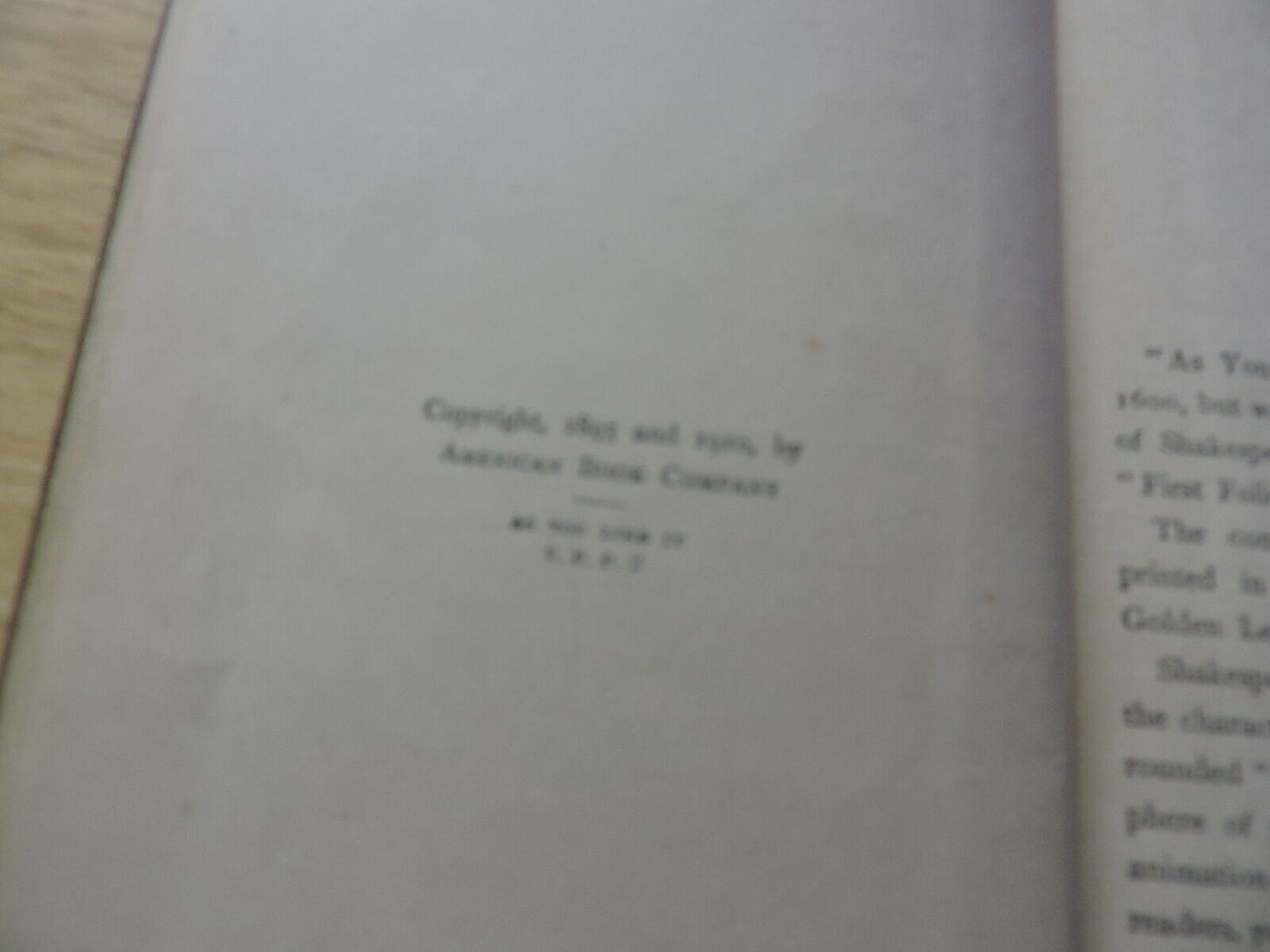 SHAKESPEARE'S " AS YOU LIKE IT " 1910