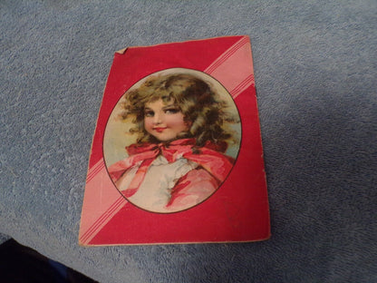 Vintage Cloth Book: "Darlings" Alphabet Learning Book