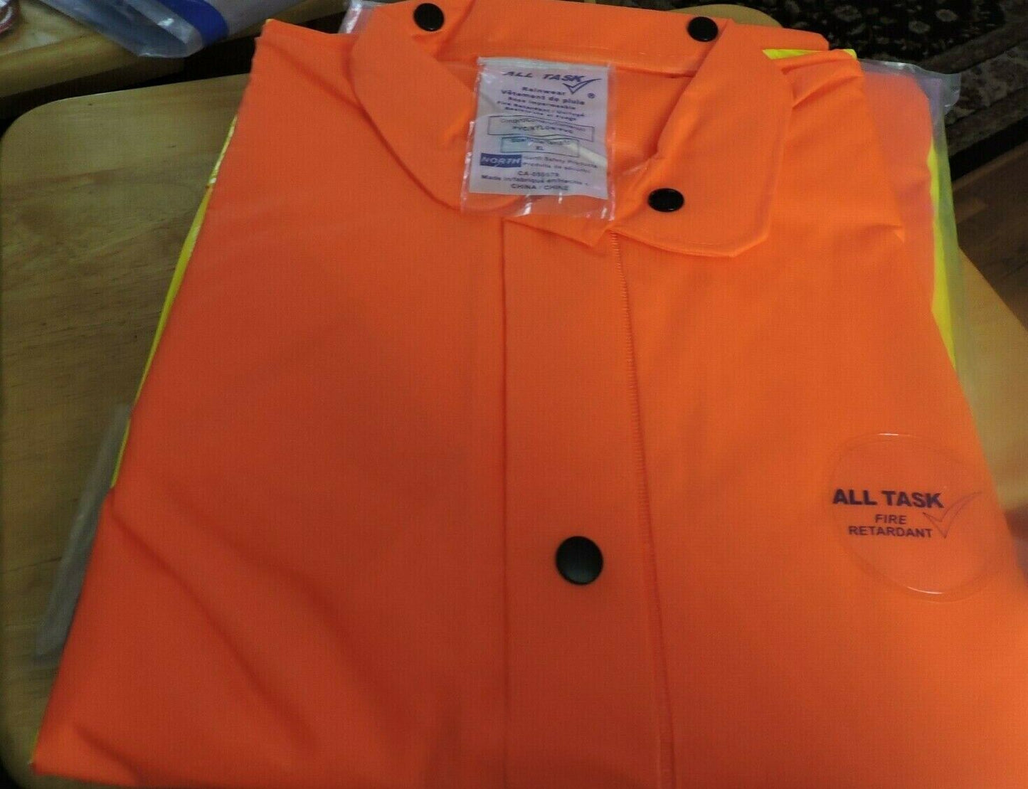 NORTH RAINWEAR (FIRE RETARDANT) SIZE XL NEW IN PACKAGE ( NO PANTS)