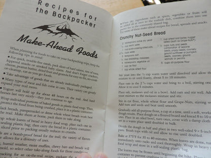 TRAIL FOOD--EASY,  HEALTHY AND DELICIOUS 1989--BACKPACKER