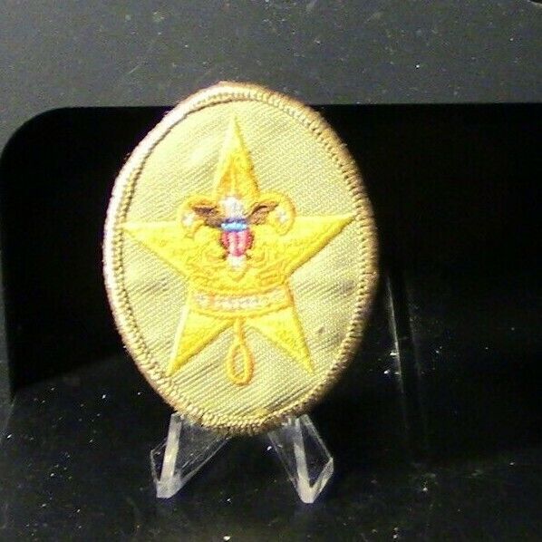 BSA: Star Scout (Rank) Uniform Patch (Used/Taken from Uniform)