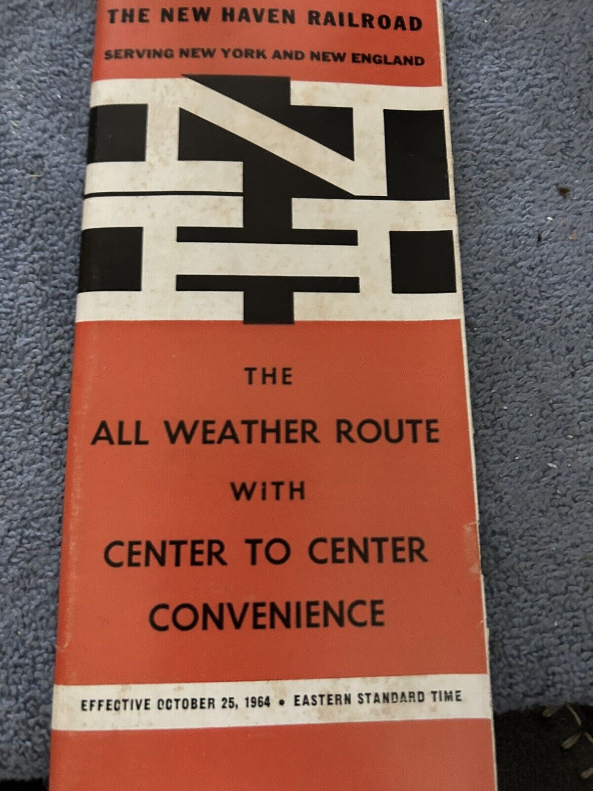 RAILROAD TIMETABLE: NEW HAVEN LINE OCTOBER 25, 1964 THE WEATHER ROUTE