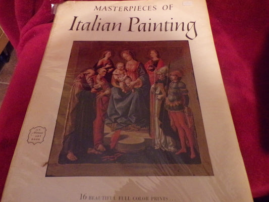 Abrams Art Book:Masterpieces of Italian Painting: 16 Beautiful Full Color Prints