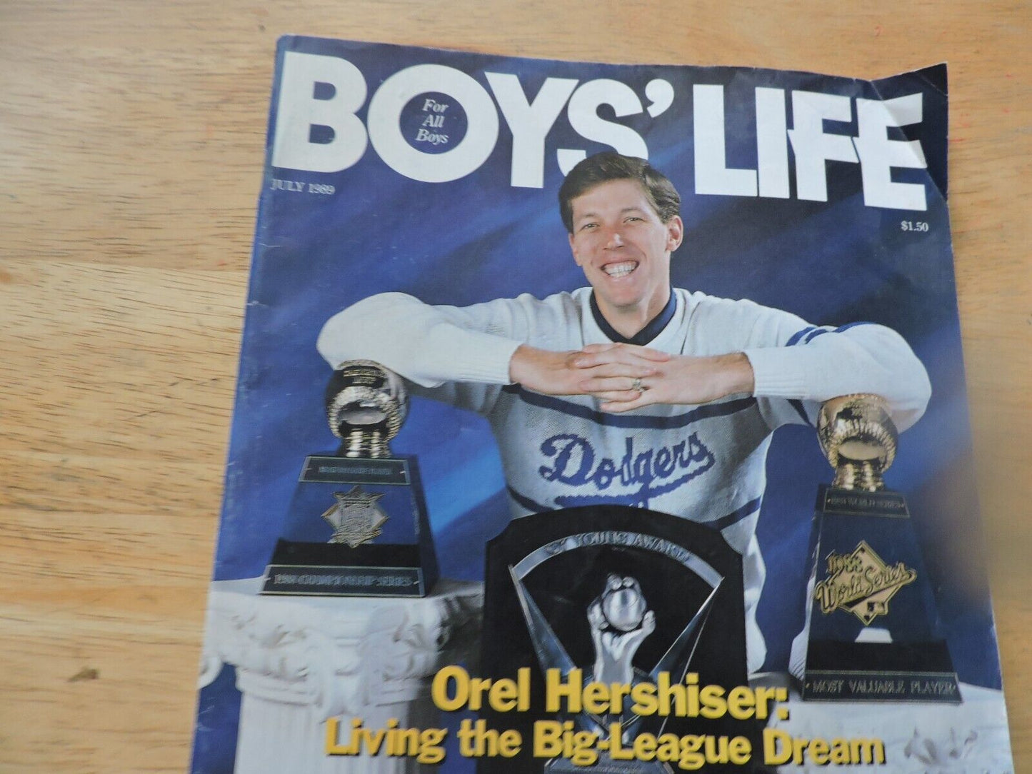 BOYS' LIFE MAGAZINE: JULY 1989 OREL HERSHISER: LIVING THE BIG-LEAGUE DREAM