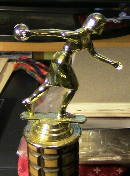 Bowling Trophy-WOMEN- (Ready for a new engraving plate) 15" Tall, 1st Place