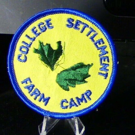BSA: College Settlement Farm Camp, Hiorsham, PA. Patch