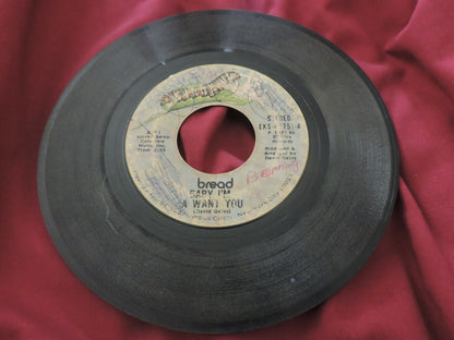 Bread Sings:  "Baby I'm A Want You & Truckin" Vinyl Record