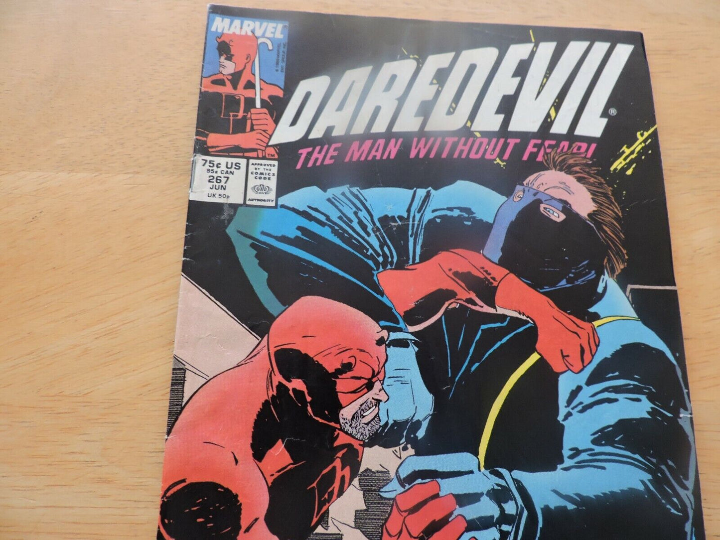 : DAREDEVIL THE MAN WITHOUT FEAR JUNE 1989  #267