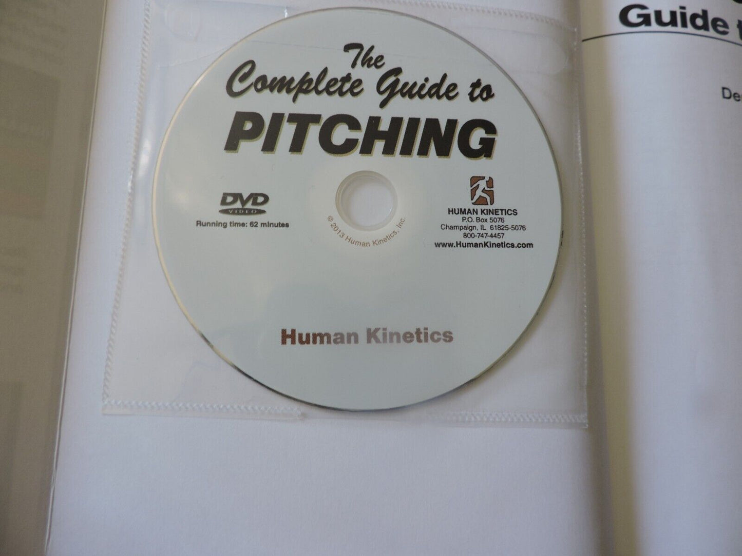 THE COMPLETTE GUIDE TO PITCHING WITH DVD BY DEREK JOHNSON, 2013