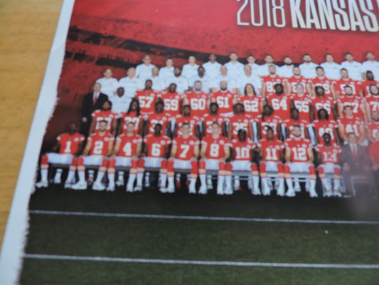 2018 KANSAS CITY CHIEFS 12X8 INCHES PICTURE