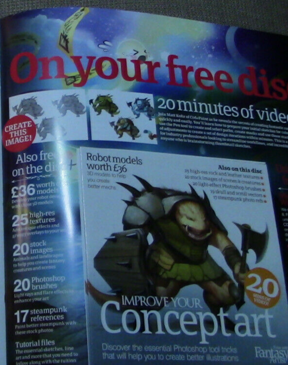 New Fantasy Artist Magazine, Issue 39 with Improving your Concept Art Tutorials