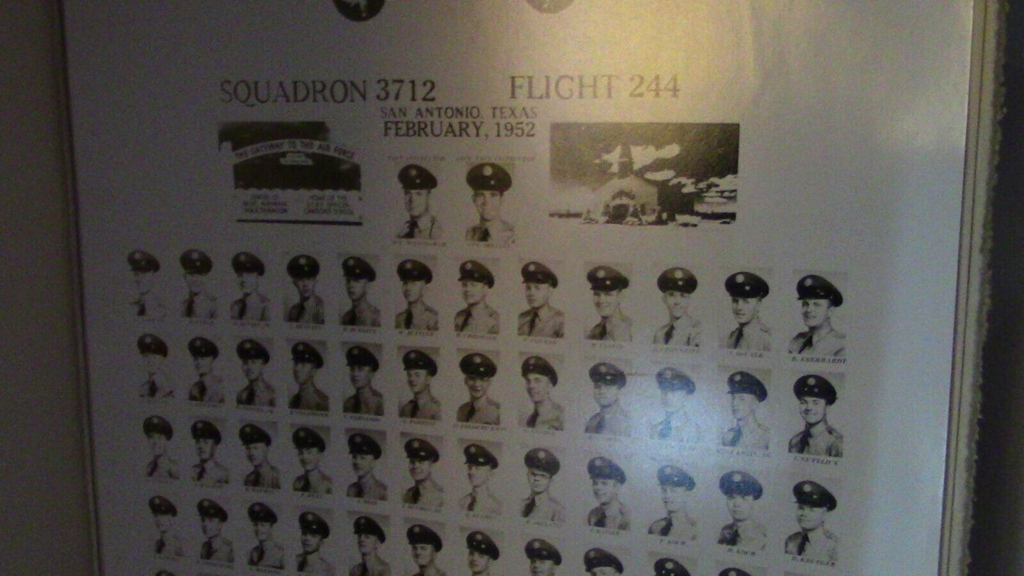 1952 Lakeland Air Force Base, San Antonio, TX, Squadron 3712, Flight 244 Photo