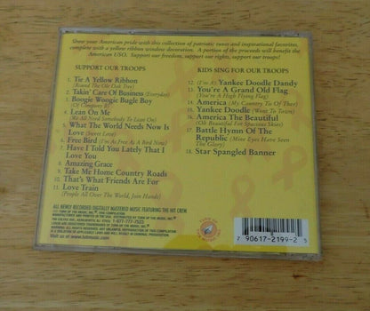 USO;  Support Our Troops Variety CD/Car Window Decoration
