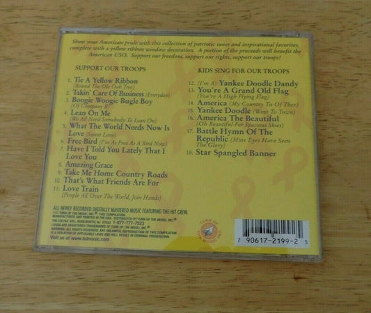 USO;  Support Our Troops Variety CD/Car Window Decoration