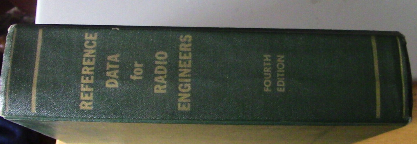 VINTAGE REFERENCE DATA RADIO ENGINEERS HANDBOOK- (1960 COPYRIGHT)