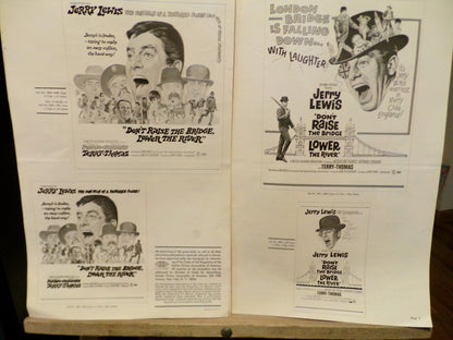 1968 Dont Raise The Bridge, Lower the River Pressbook-Jerry Lewis