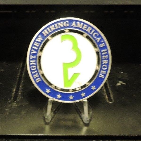 Brightview Landscaping Military Program Challenge Coin