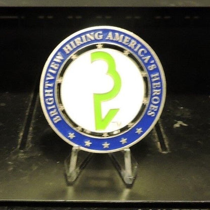 Brightview Landscaping Military Program Challenge Coin