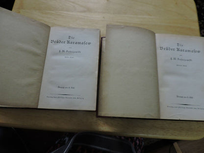 DIE BRUDER KARAMAFOW VOLUME 1 & 2 BY F. M. DOLTOJEWLFI