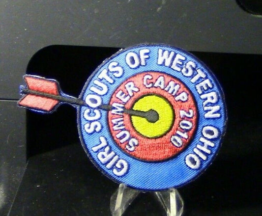 Official Girl Scouts: Girl Scouts of Western Ohio Summer Camp 2010 Patch